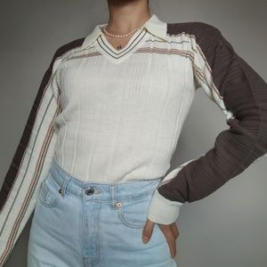 Vintage Collared Knit Shirt